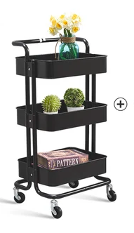 Miniatura 2 de ESTANTE ORg MULTIUSOS 3 NIVELES NEGRO